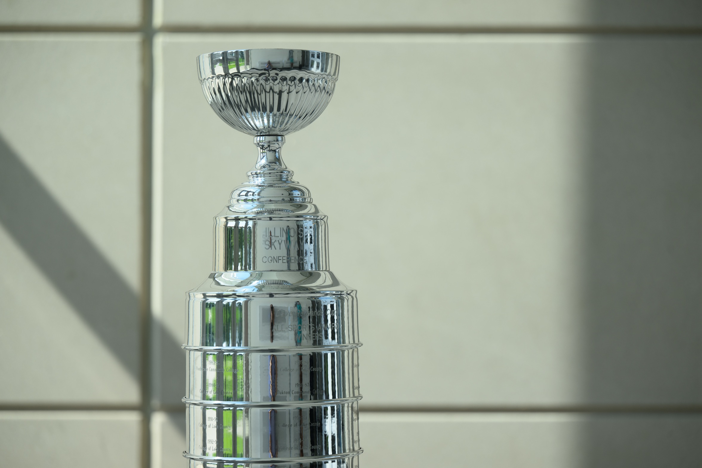 The Illinois Skyway Collegiate Conference All-Sports trophy