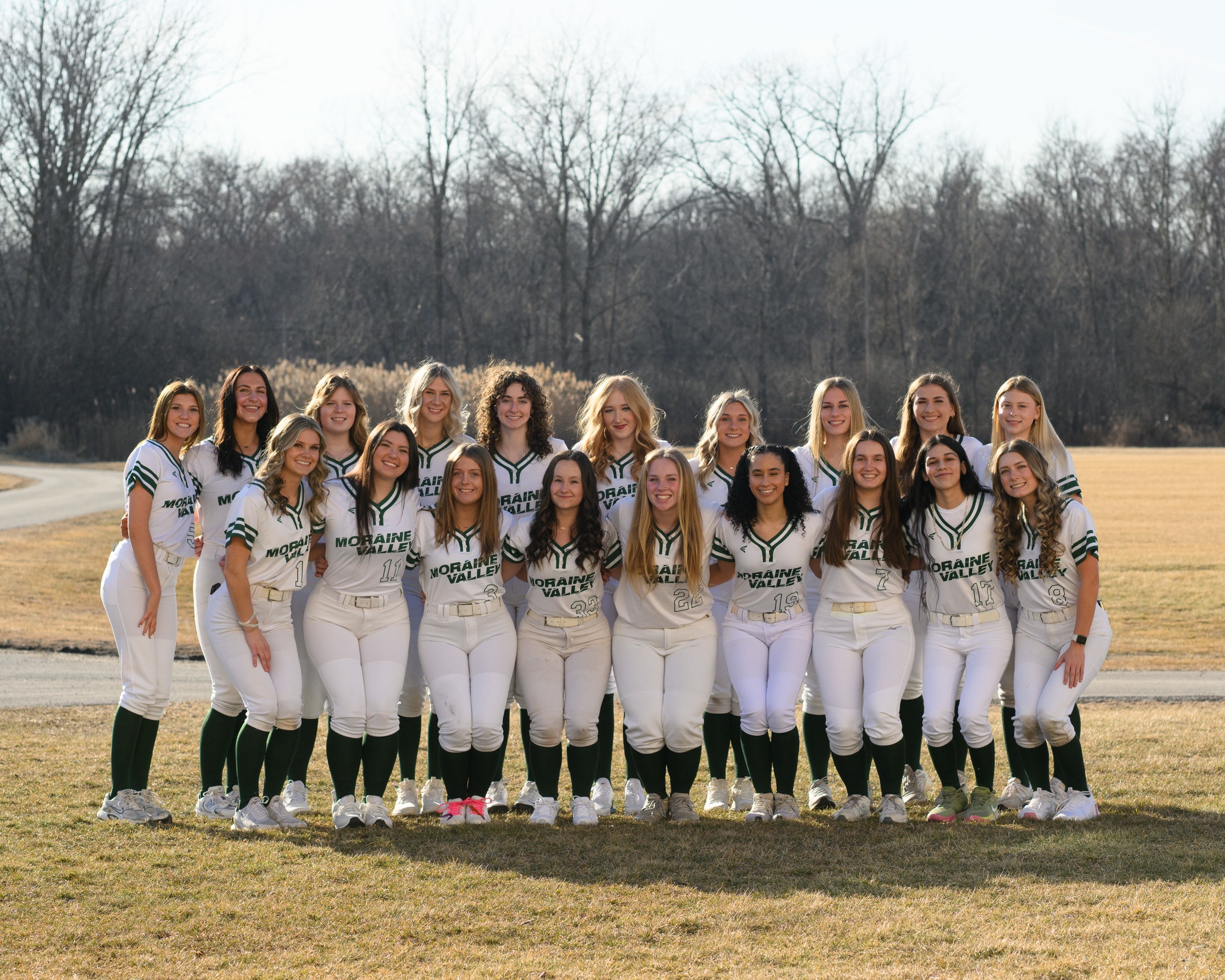 The 2025-26 Moraine Valley softball team.