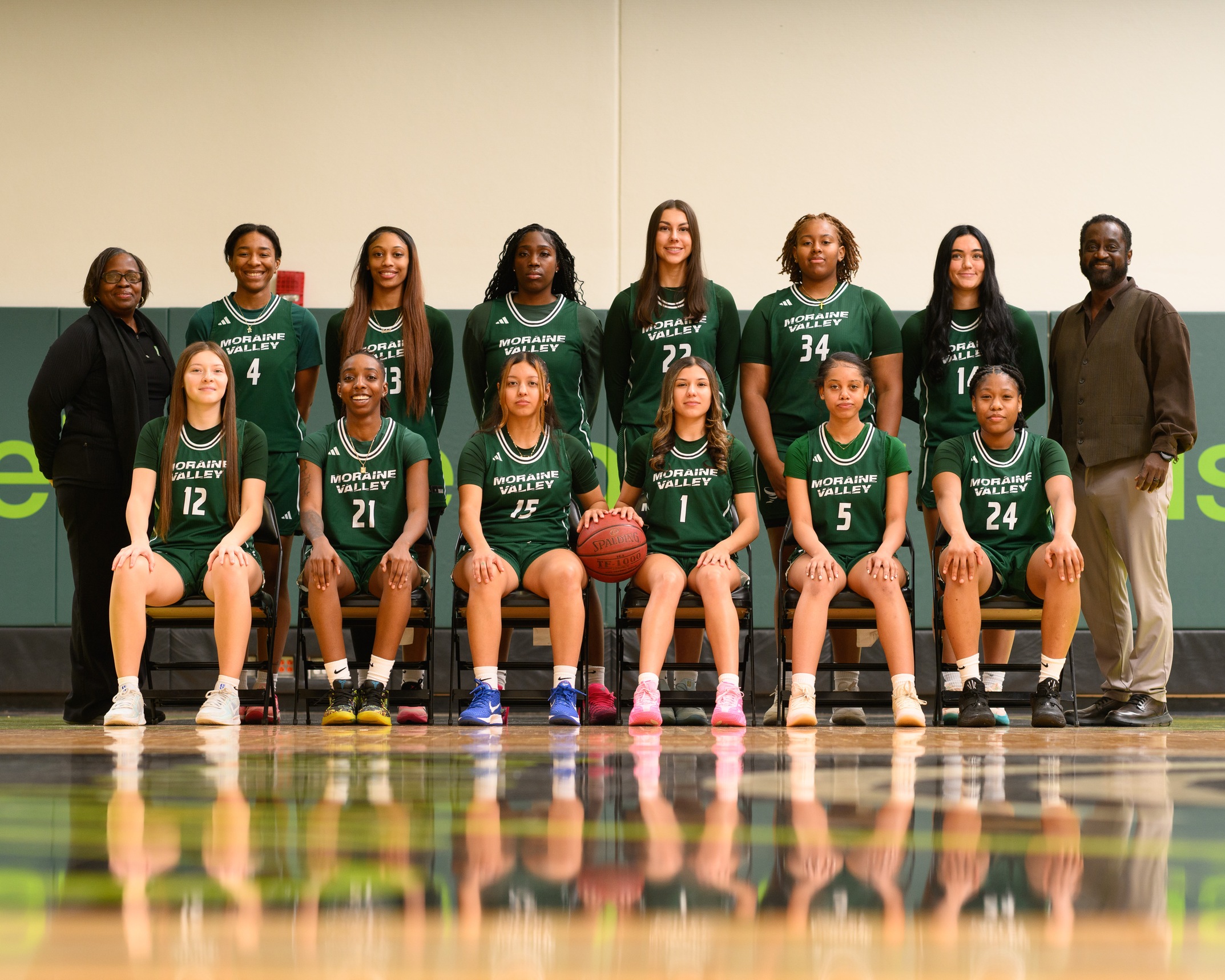 The Moraine Valley women's basketball team.